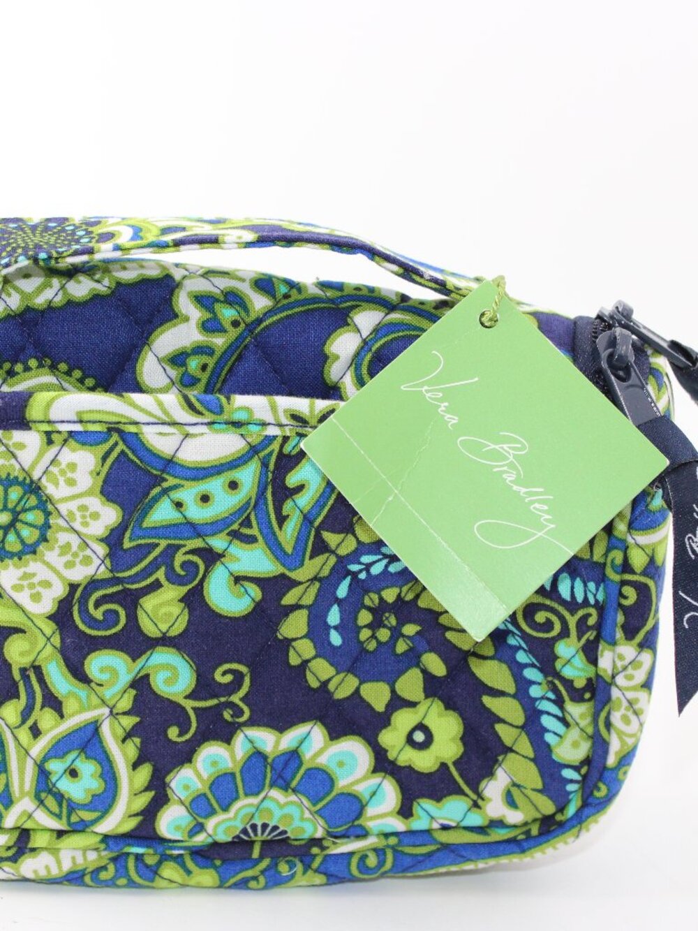Vera Bradley NWT 7.5X5." Floral Zipper Mini Hanging Travel Makeup Organizer